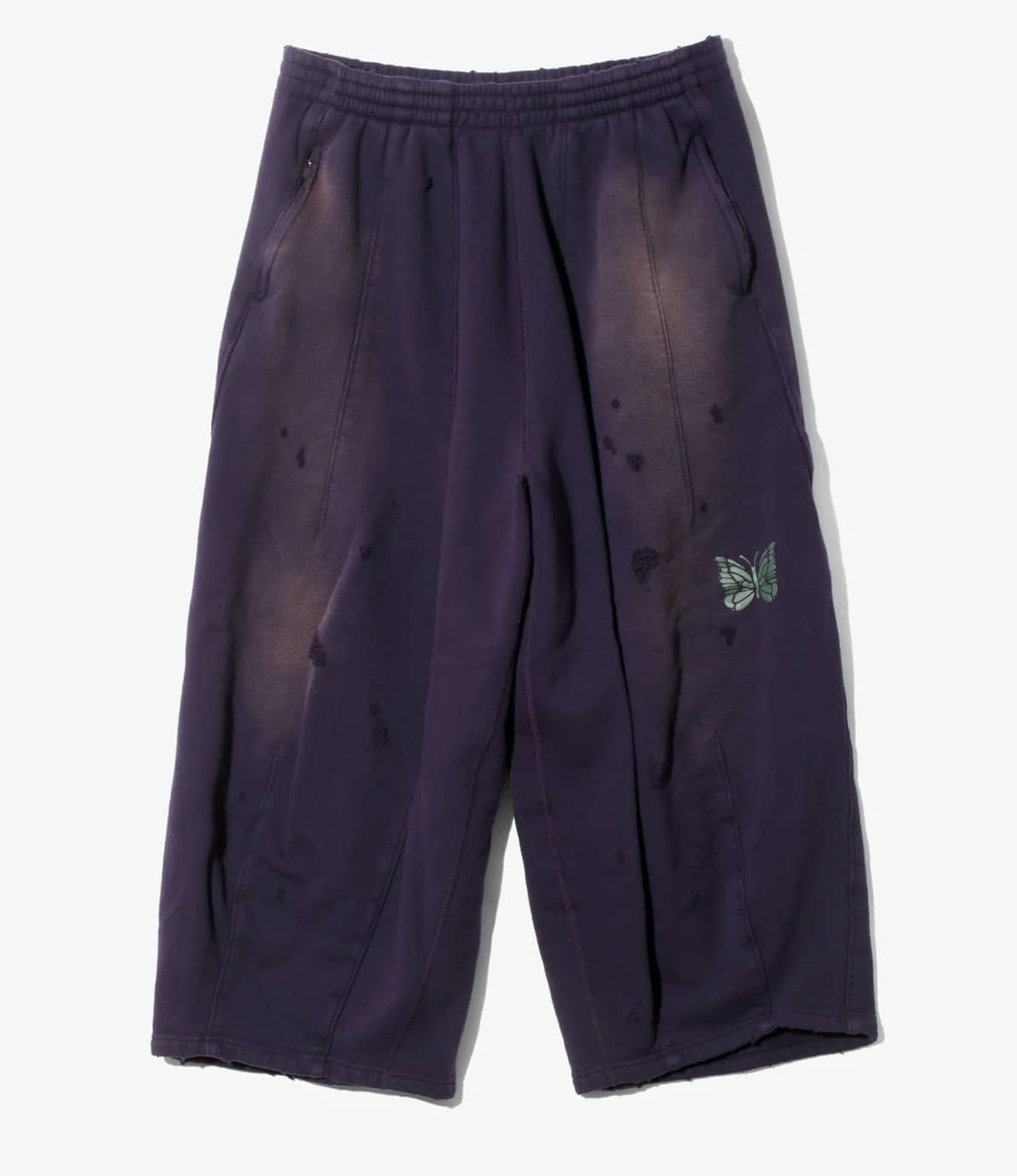 Needles/ニードルズ Deconstructed H.D. Sweat Pant - Cotton French Terry 25AW PURPLE XS