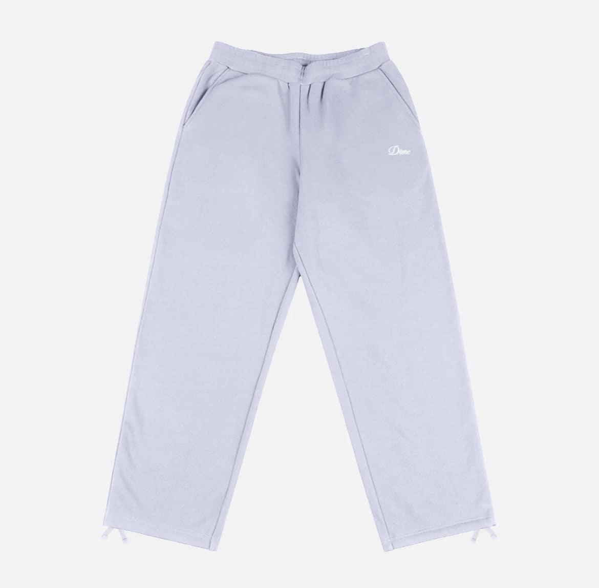 【Dime/ダイム】Cursive Small Logo Sweatpants GRAY LAVENDER S