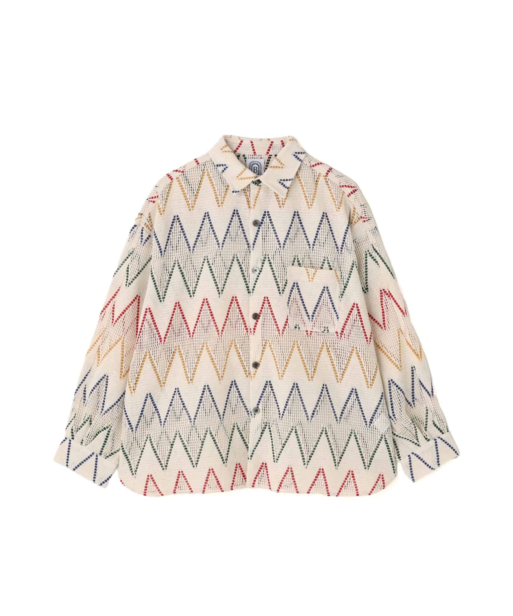 B omnivore/ビーオムニボー/RACE SHIRT レースシャツ WHITE M