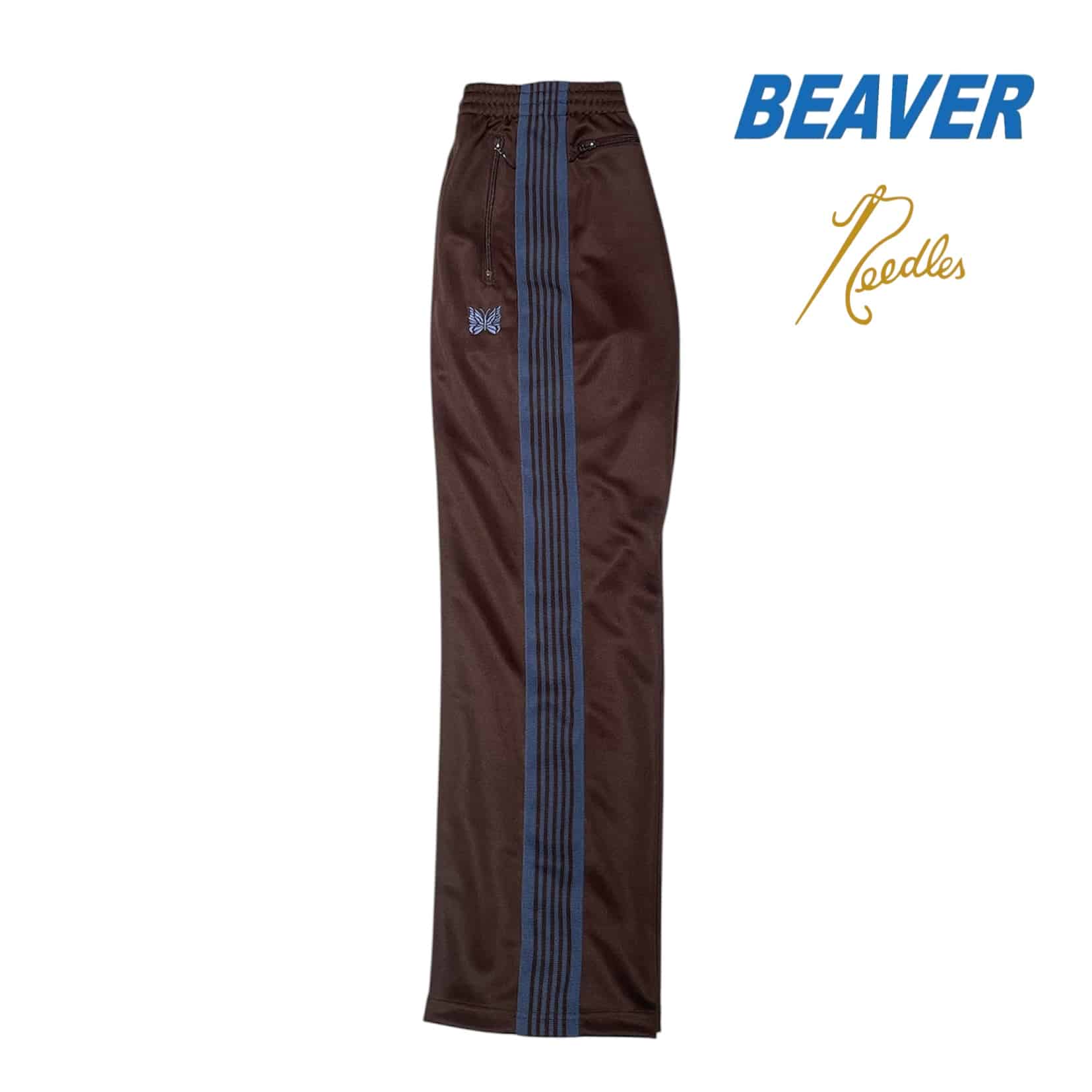 Needles/ニードルズ BEAVER別注Track Pant - Poly Smooth -BROWN-26ss BROWN S