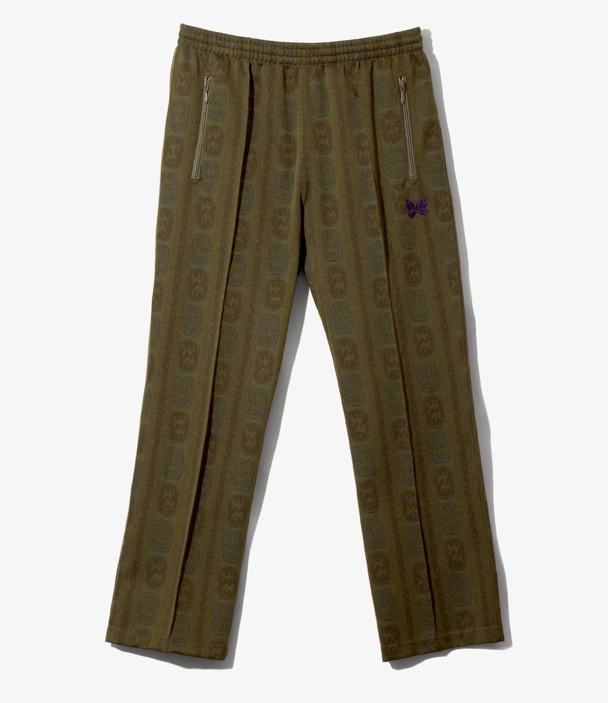 Needles/ニードルズ　Track Pant - Poly Jacquard　26ss -OLIVE- OLIVE XS