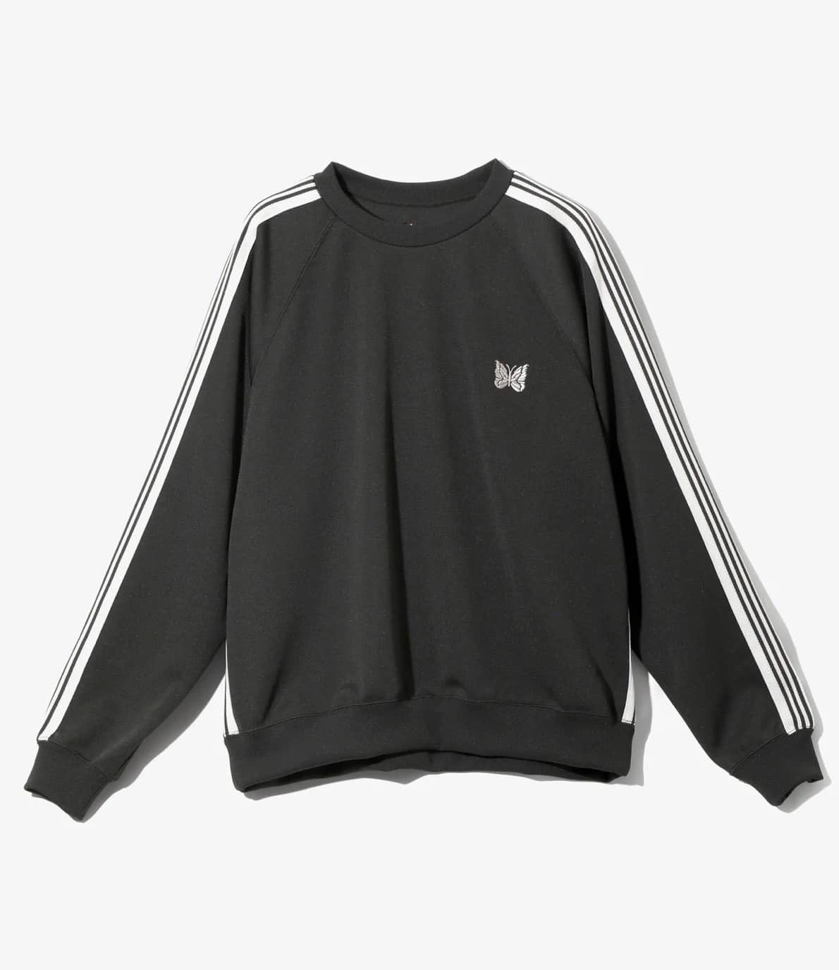 Needles/ニードルズ　Track Crew Neck Shirt - Poly Smooth　26SS　-CHARCOAL- CHARCOL M