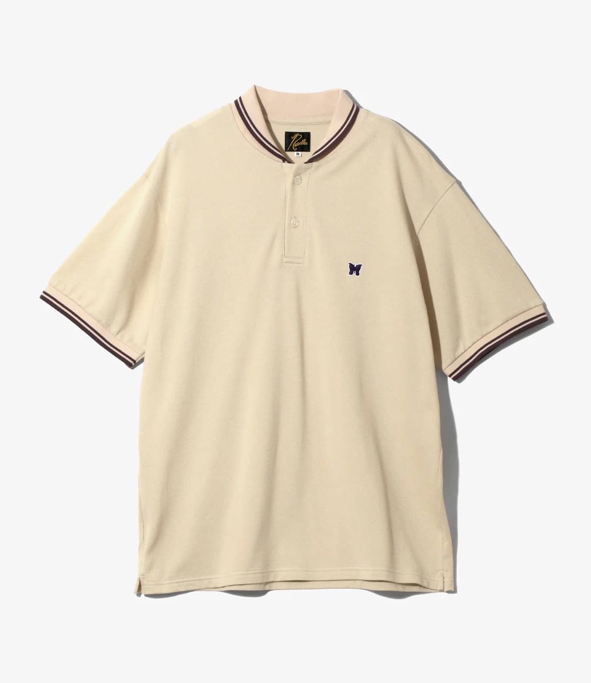 Needles/ニードルズ　Shawl Collar Polo - Cotton Pique　26ss-BEIGE- BEIGE S
