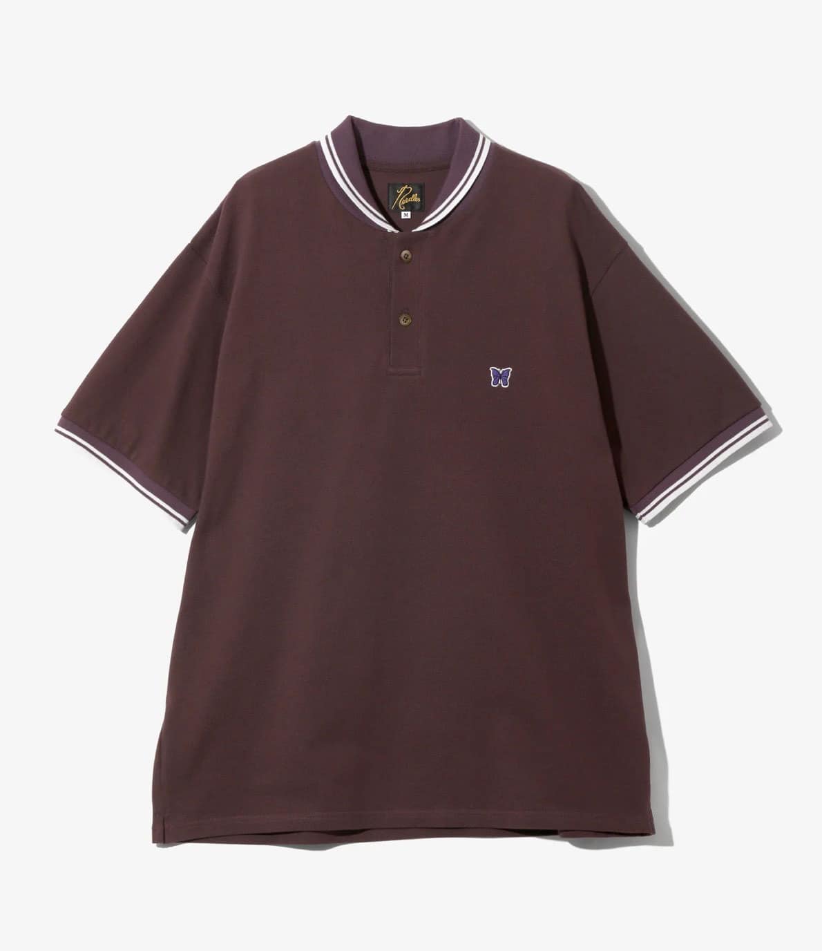 Needles/ニードルズ　Shawl Collar Polo - Cotton Pique　26ss-PURPLE- PURPLE S