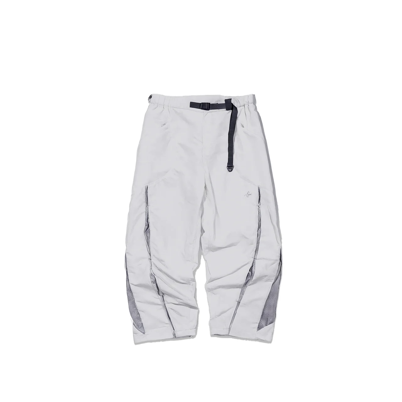 NINEpointNINE/ナインポイントナイン/Light Curve Mesh Pants LIGHT GREY M