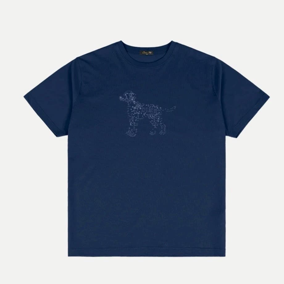 Dime/ダイム　DOTS T-SHIRT NAVY S