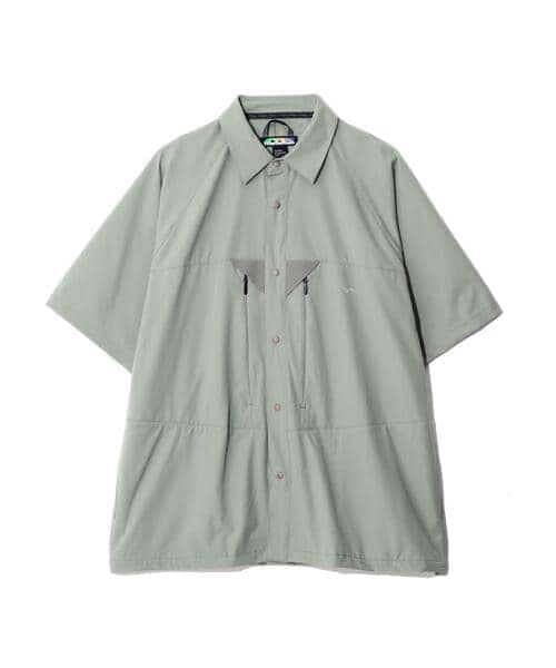 MANASTASH/マナスタッシュ/RIVER SHIRTS シャツ SAGE S