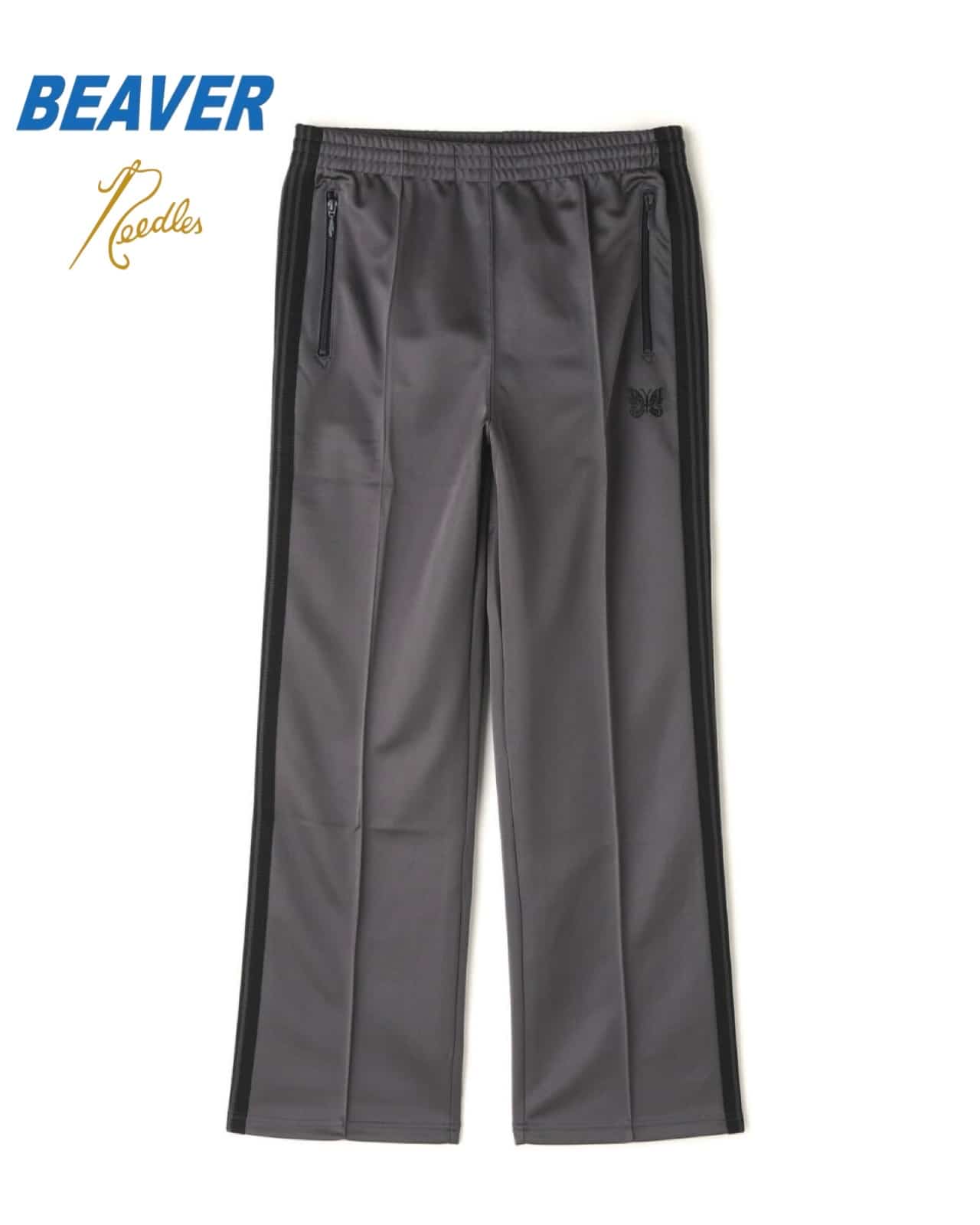 Needles/ニードルズ 別注Track Pant - Poly Smooth -CHARCOAL-　26AW CHARCOAL XS