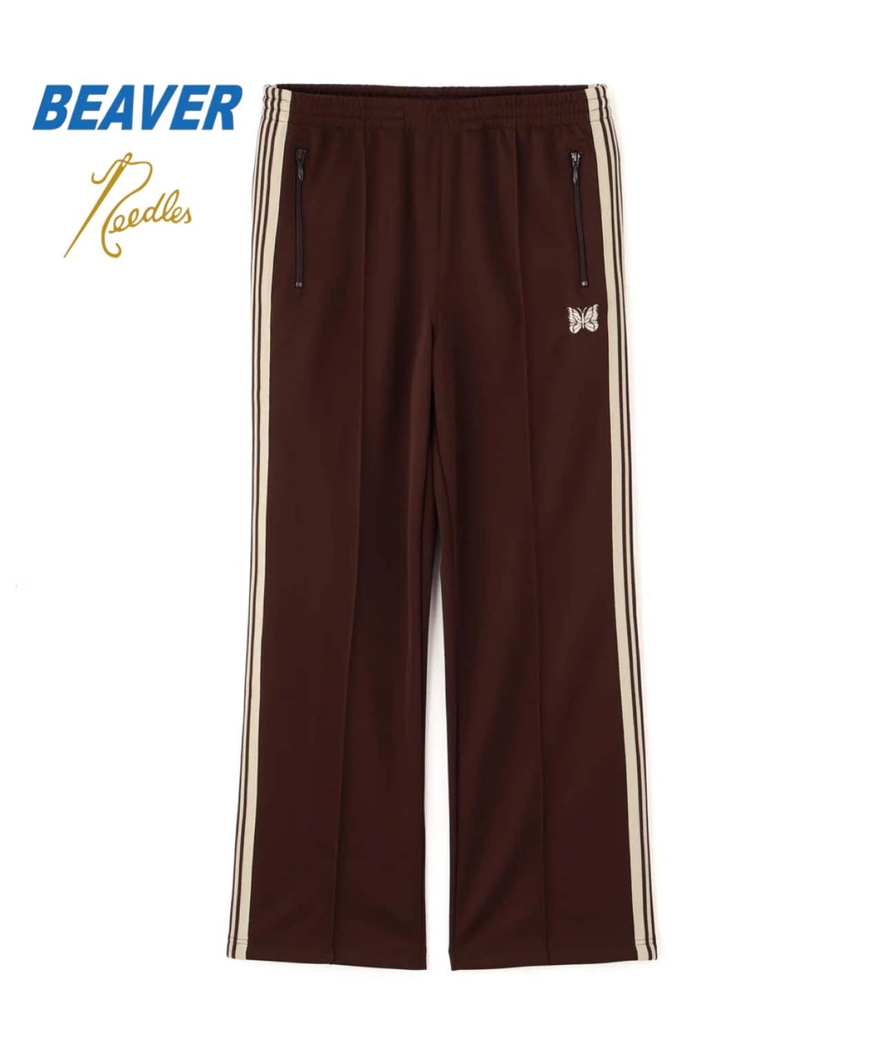 Needles/ニードルズ 別注Track Pant - Poly Smooth -BROWN-　26AW BROWN XS
