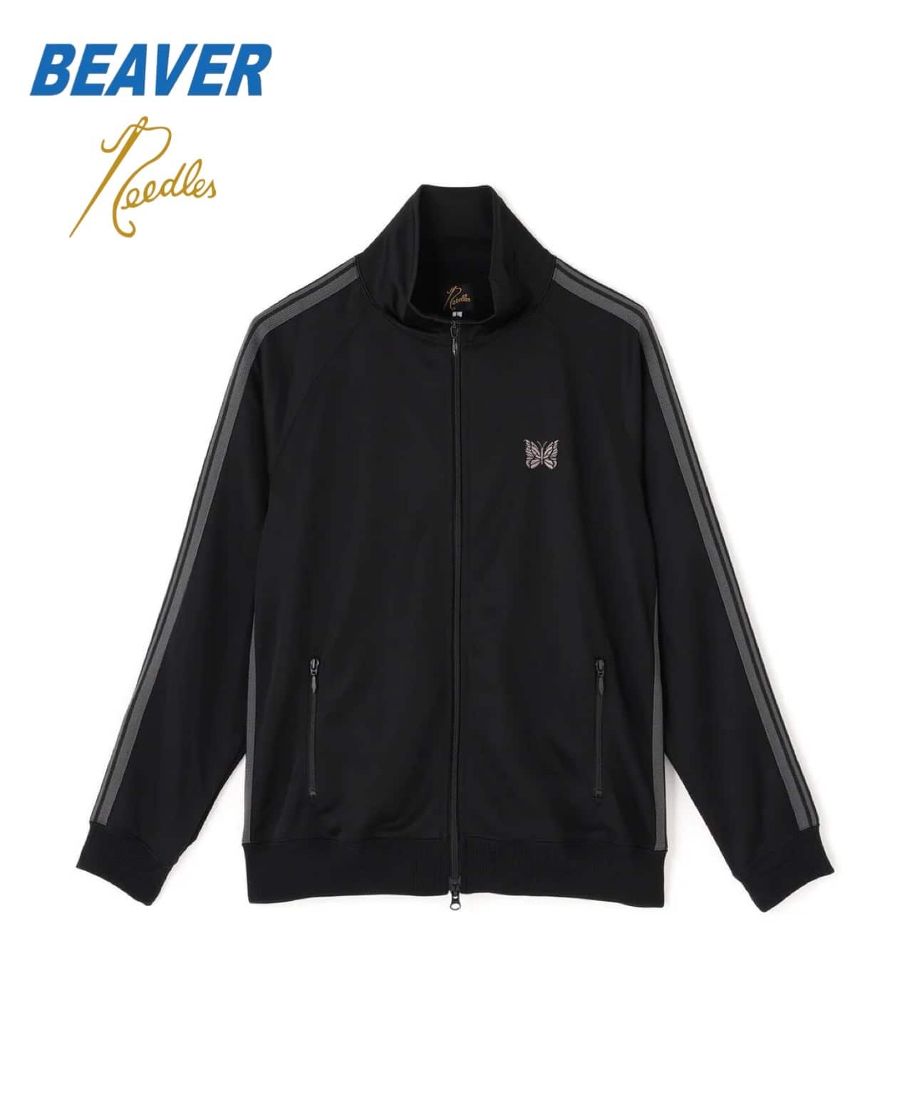 Needles/ニードルズ　別注Track Jacket - Poly Smooth -BLACK- 26AW BLACK S