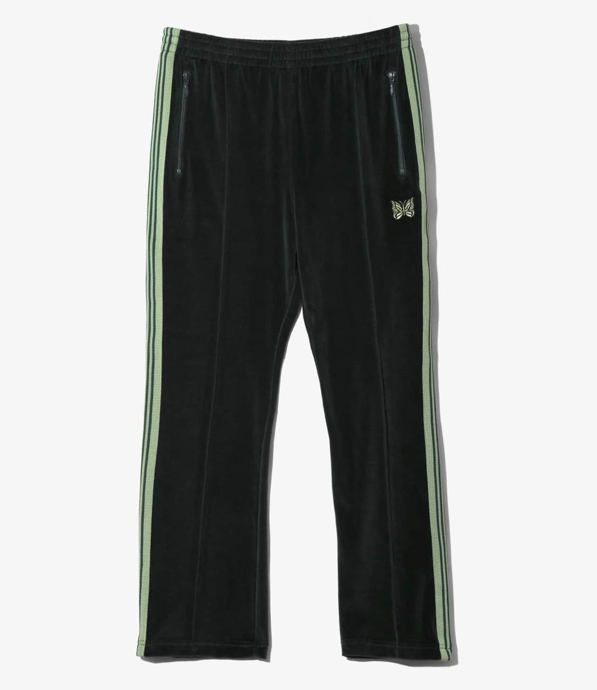 Needles/ニードルズ　Narrow Track Pant - C/PE Velour 26AW -GREEN- GREEN XS