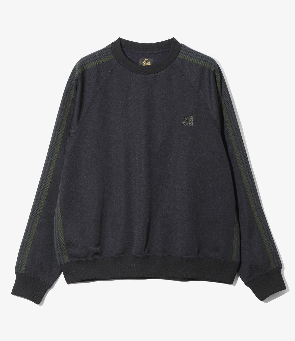Needles トラッククルーネック チャコールグレー Mサイズ NEEDLES/ニードルズ/TRACK CREW NECK SHIRT - POLY SMOOTH トラック