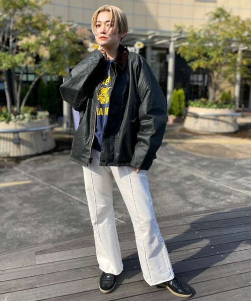 BARBOUR/バブアー　TRANSPORT WAX トランスポートワックス MWX1678 SAGE/GREEN 36