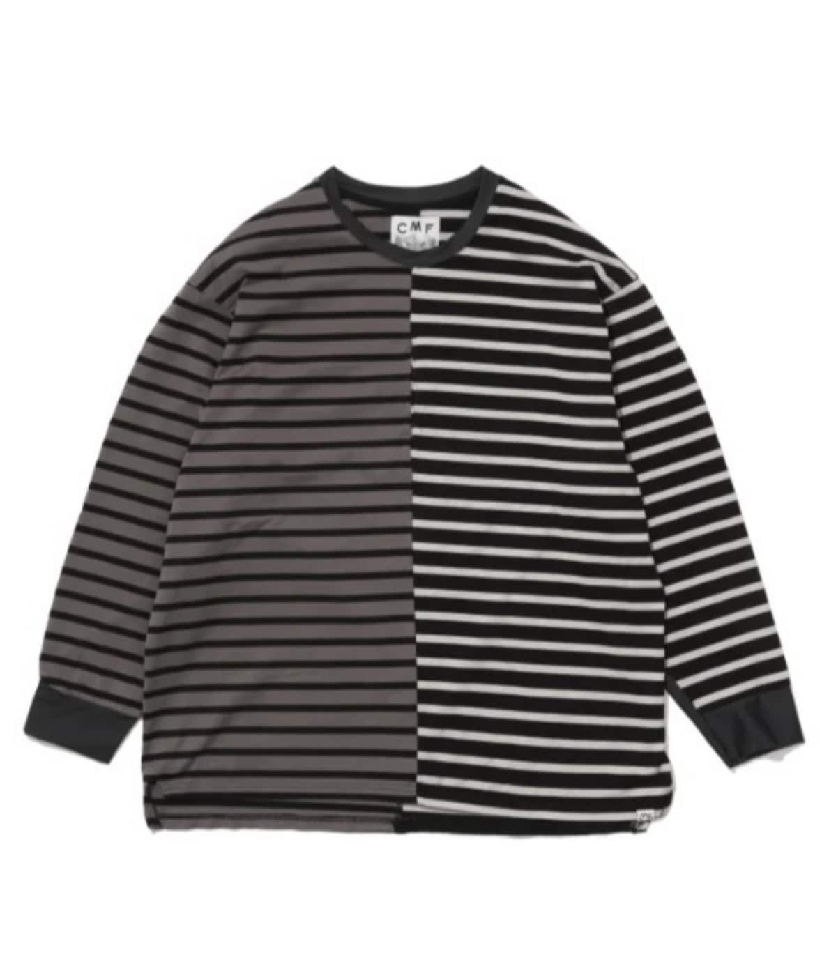 CMF OUTDOOR GARMENT/シーエムエフ アウトドアガーメント/BORDER TEE LONG SLEEVE BLACK M