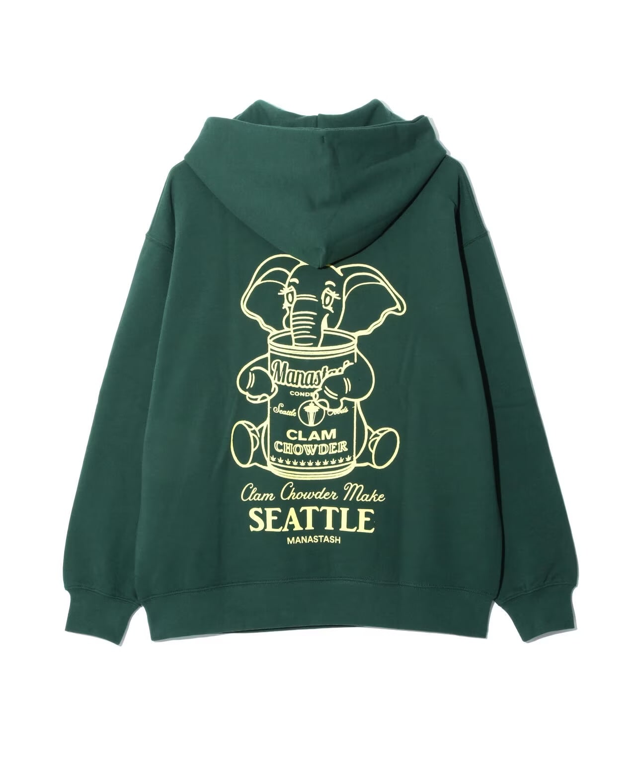 MANASTASH/マナスタッシュ/CiTee HOODSWEAT ELEPHANT GREEN S