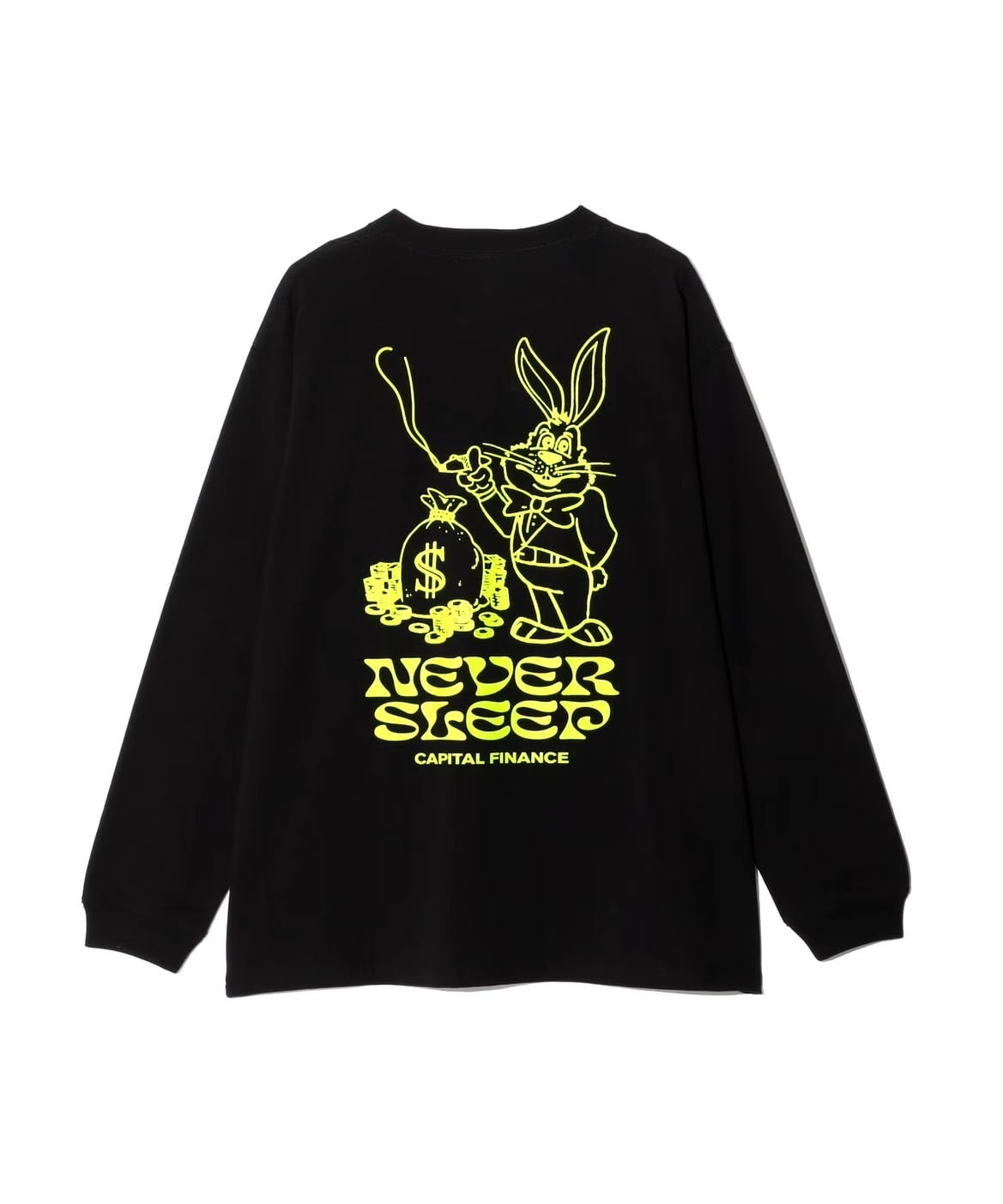 MANASTASH/マナスタッシュ/CiTee L/S RABBIT BLACK M