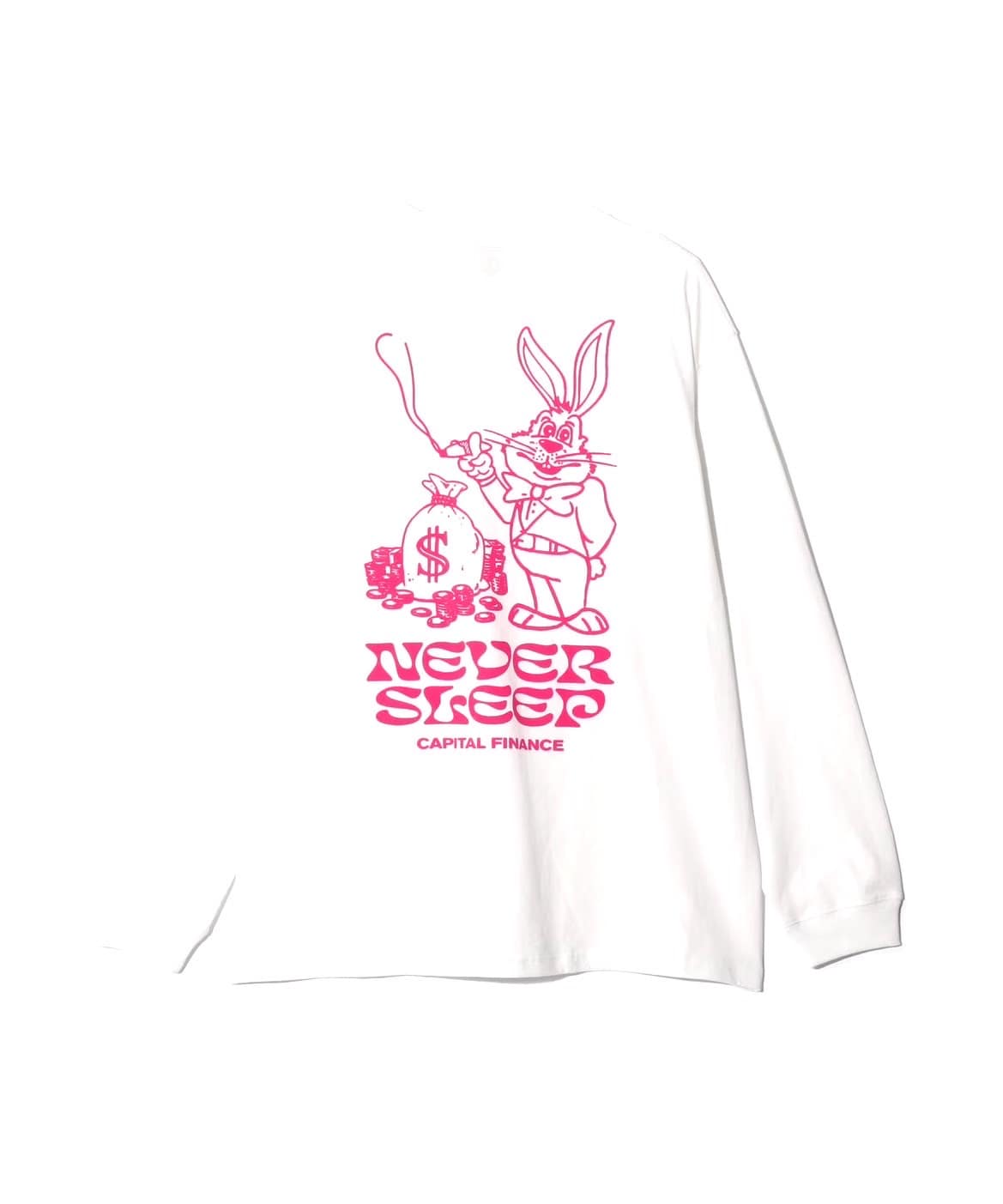 MANASTASH/マナスタッシュ/CiTee L/S RABBIT WHITE M