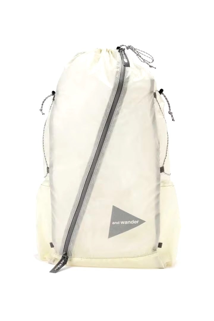 and wander/アンドワンダー/sil daypack WHITE FREE