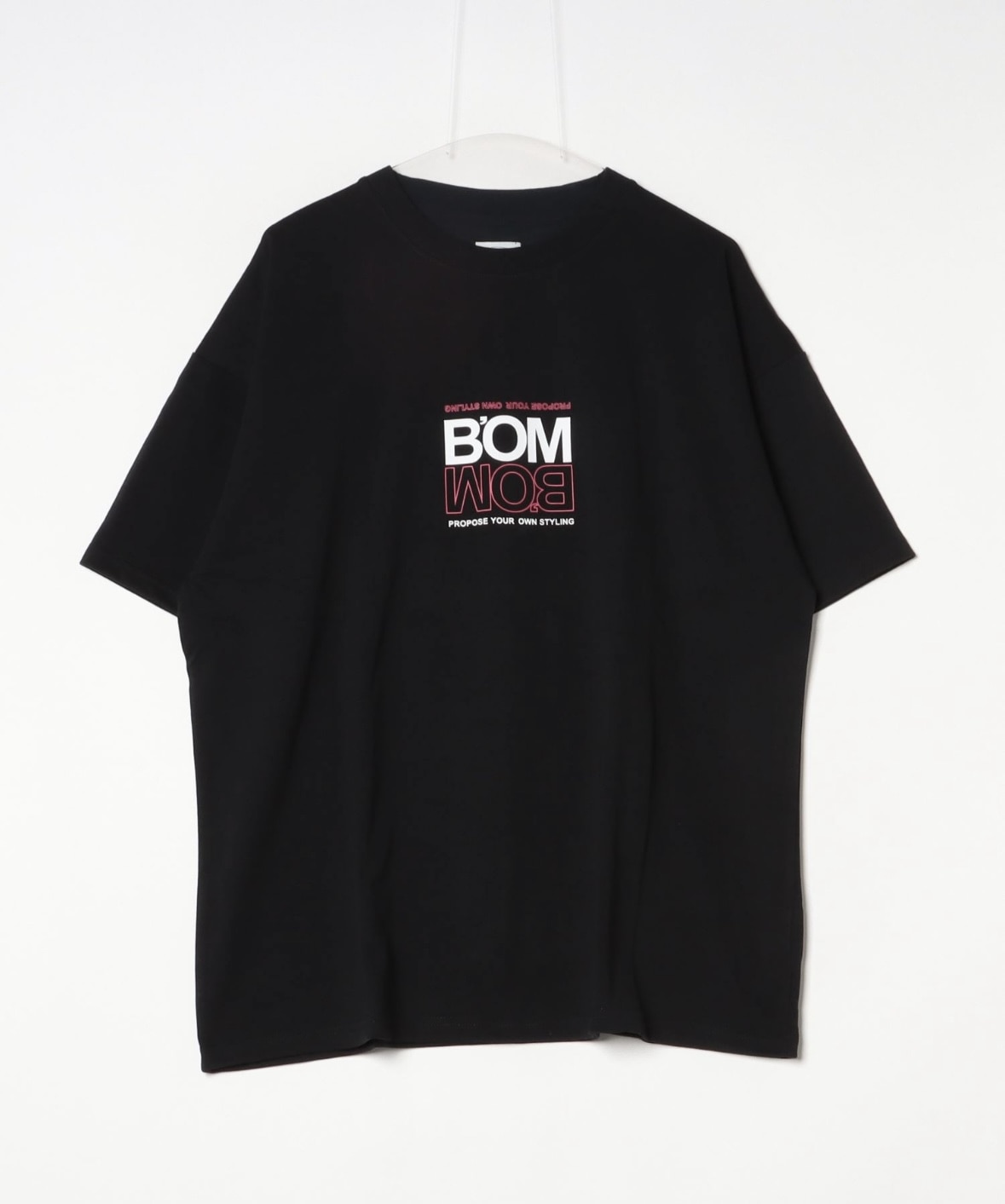 B omnivore/ビーオムニボー/OMNIVORE S/S TEE BLACK M