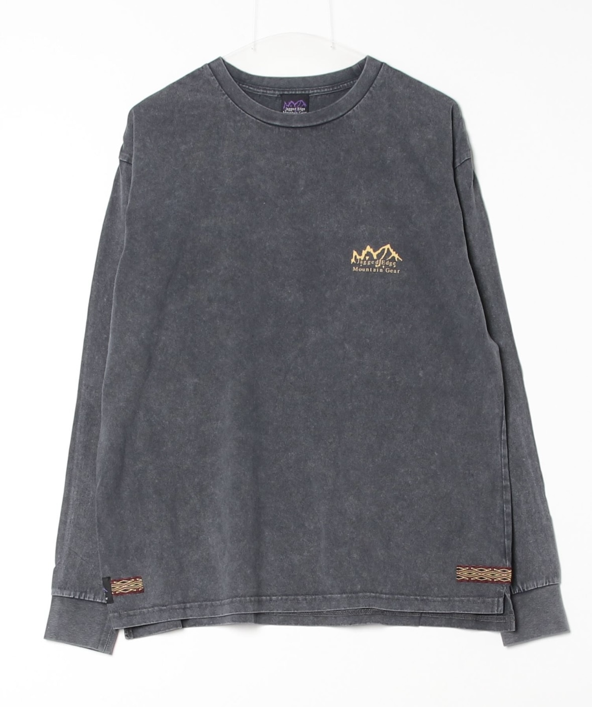 Jagged Edge Mountain Gear/ジャギッドエッジマウンテンギア/”天風水山” PRINT L/S TEE BLACK M