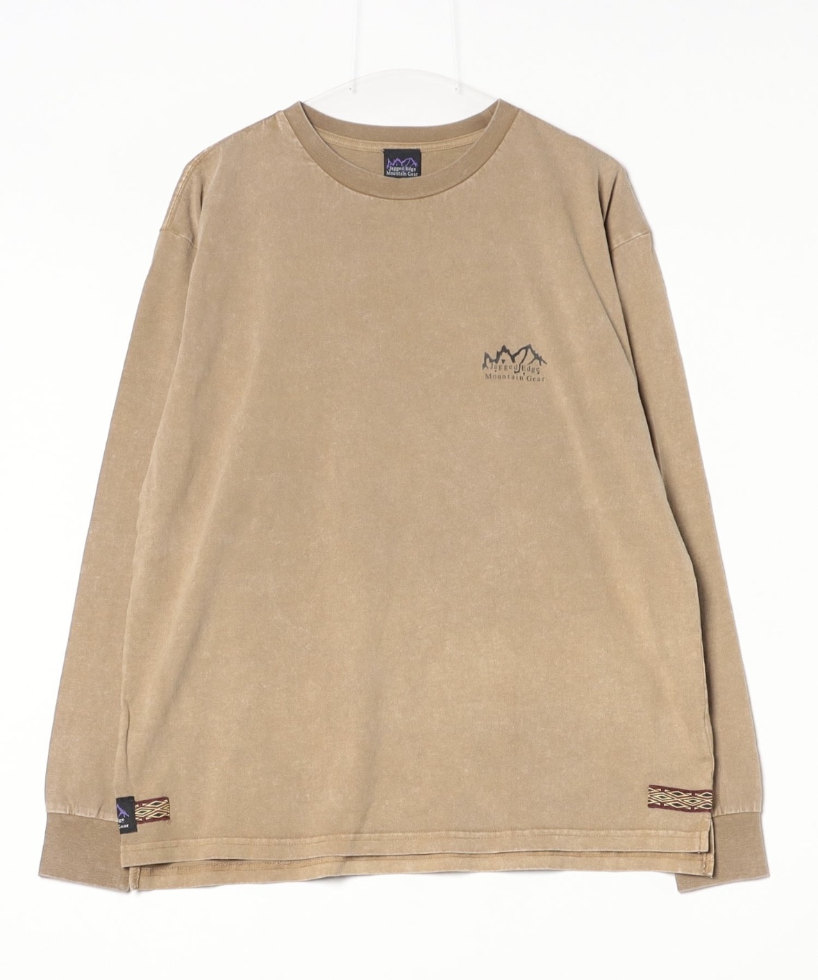 Jagged Edge Mountain Gear/ジャギッドエッジマウンテンギア/”天風水山” PRINT L/S TEE SAND M