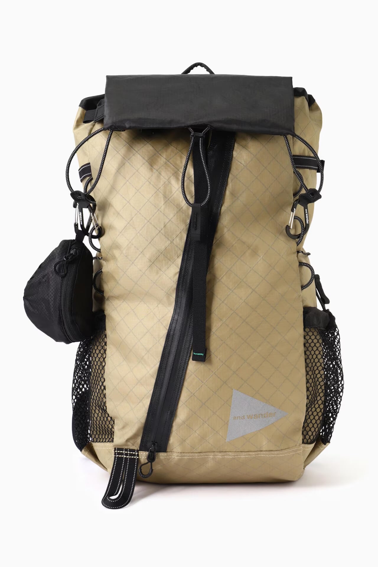 and wander/アンドワンダー/ECOPAK 30Lbackpack BEIGE FREE