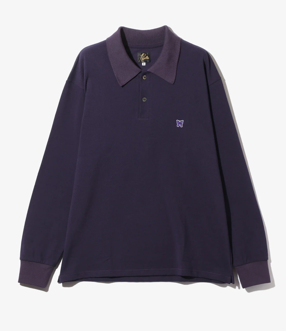 Needles/ニードルズ/L/S POLO SHIRT-COTTON PIQUE. 24AW