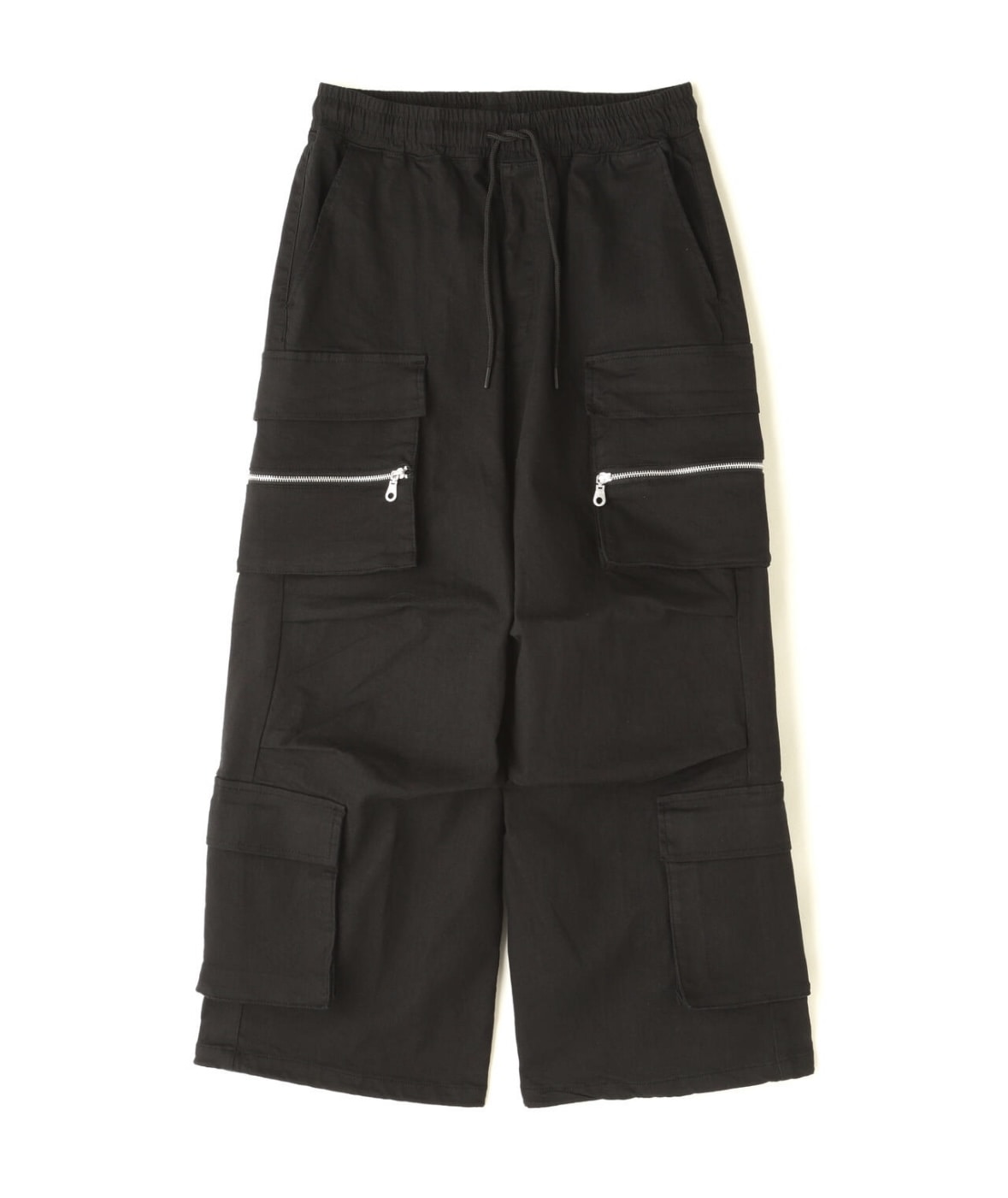B omnivore/ビーオムニボー/W POCKET CARGO PANTS BLACK S