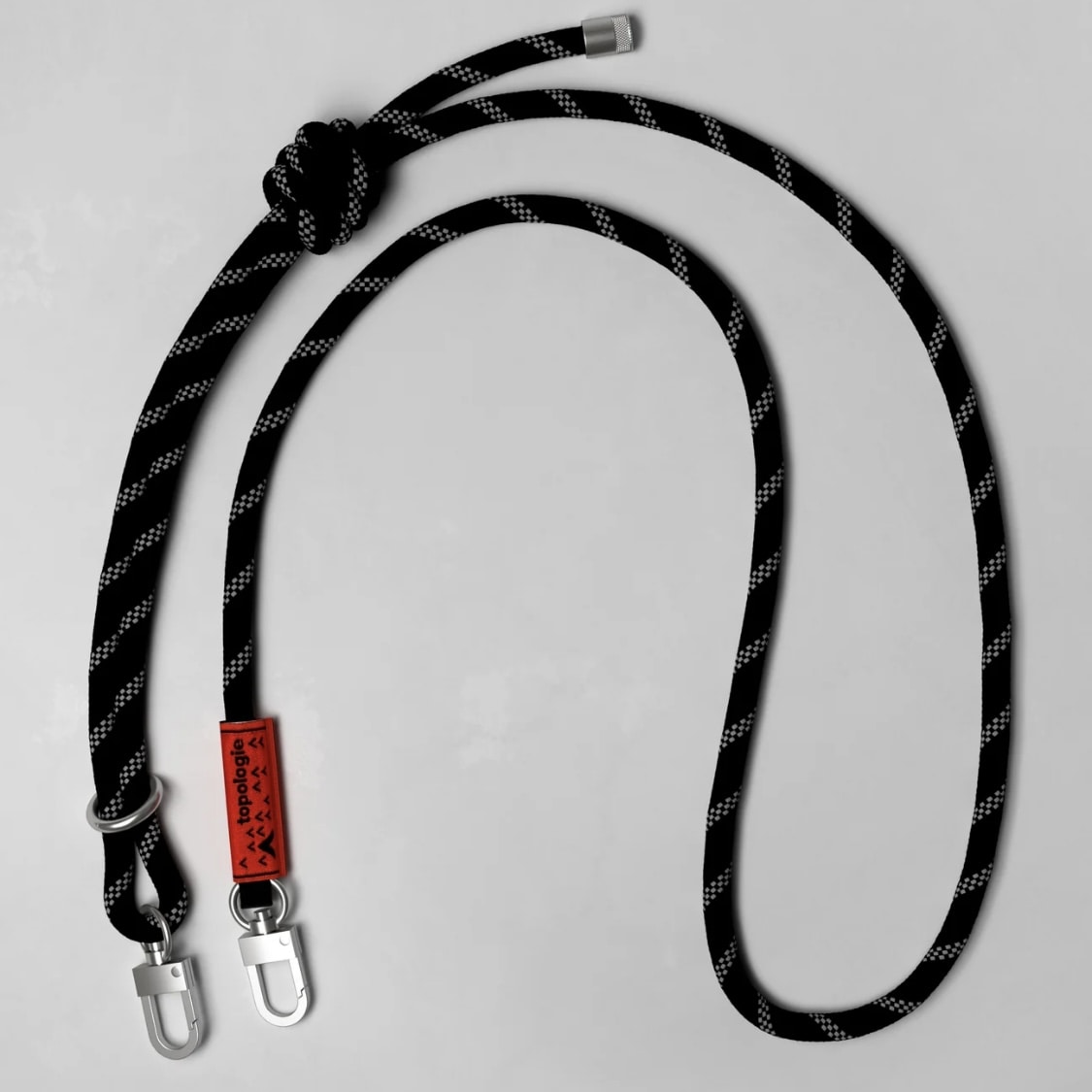 Topologie/トポロジー/Topologie Wares Strap 8.0mm Rope Strap【ストラップ単体】 BLACK REFLECTIVE FREE