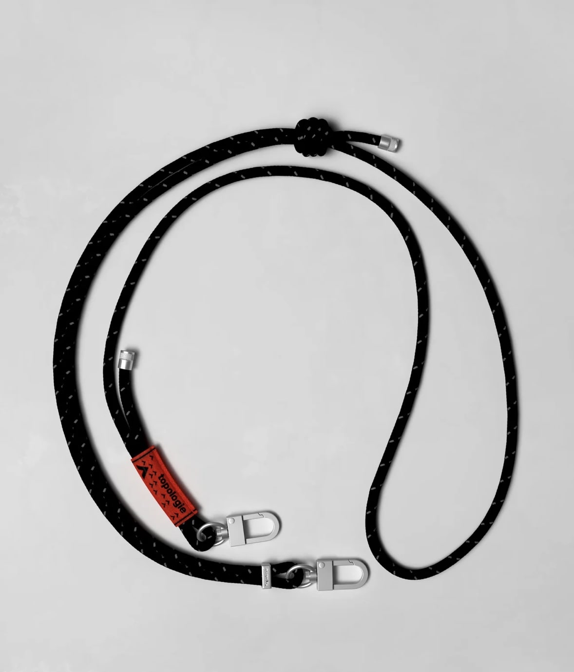 Topologie/トポロジー/Topologie Wares Straps 6.0mm Rope Strap【ストラップ単体】 BLACK REFLECTIVE FREE