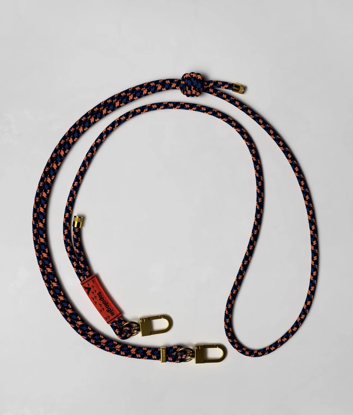 Topologie/トポロジー/Topologie Wares Straps 6.0mm Rope Strap【ストラップ単体】 NAVY ORANGE FREE