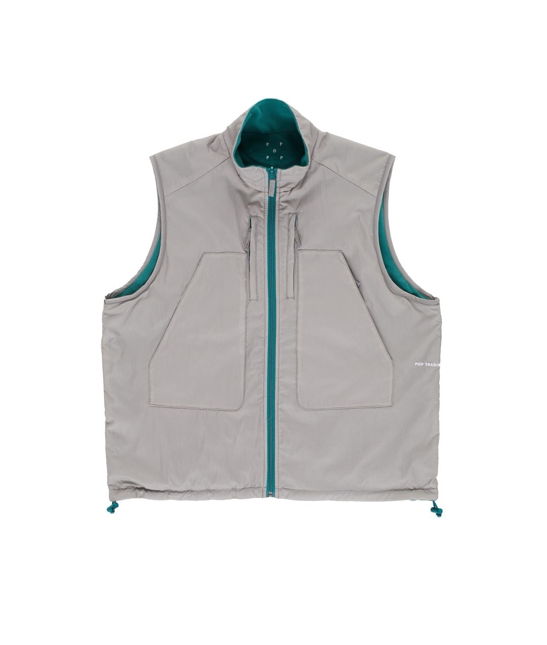 POP TRADING COMPANY/ポップトレーディングカンパニー/Reversible Safari Vest GREY M