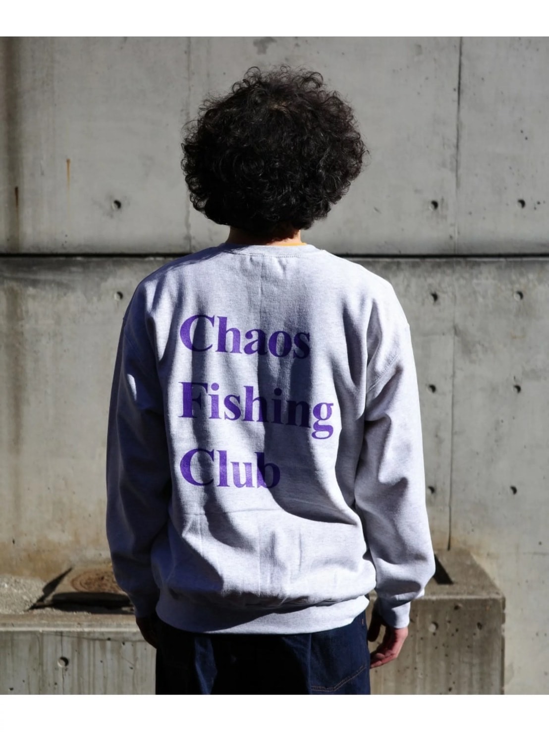 Chaos Fishing Club/カオスフィッシングクラブ/EX LOGO SWEAT CREW GREY M