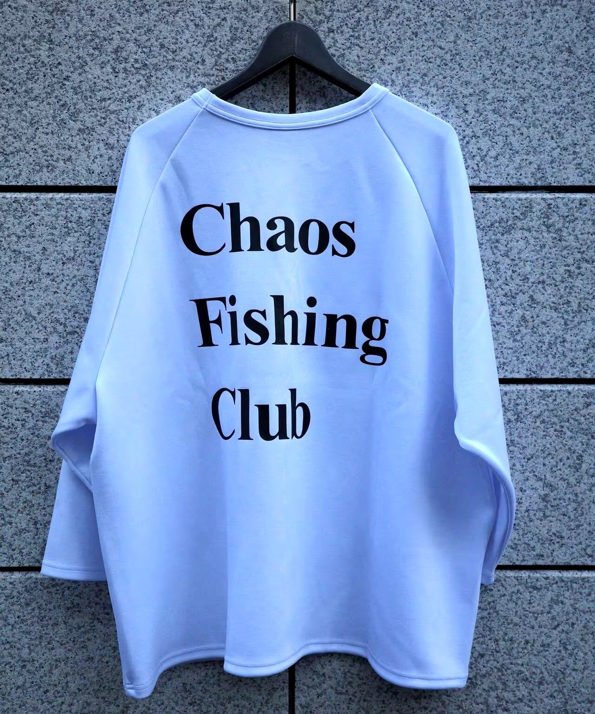 Chaos Fishing Club/カオスフィッシングクラブ/EX LOGO RAGLAN WHITE M