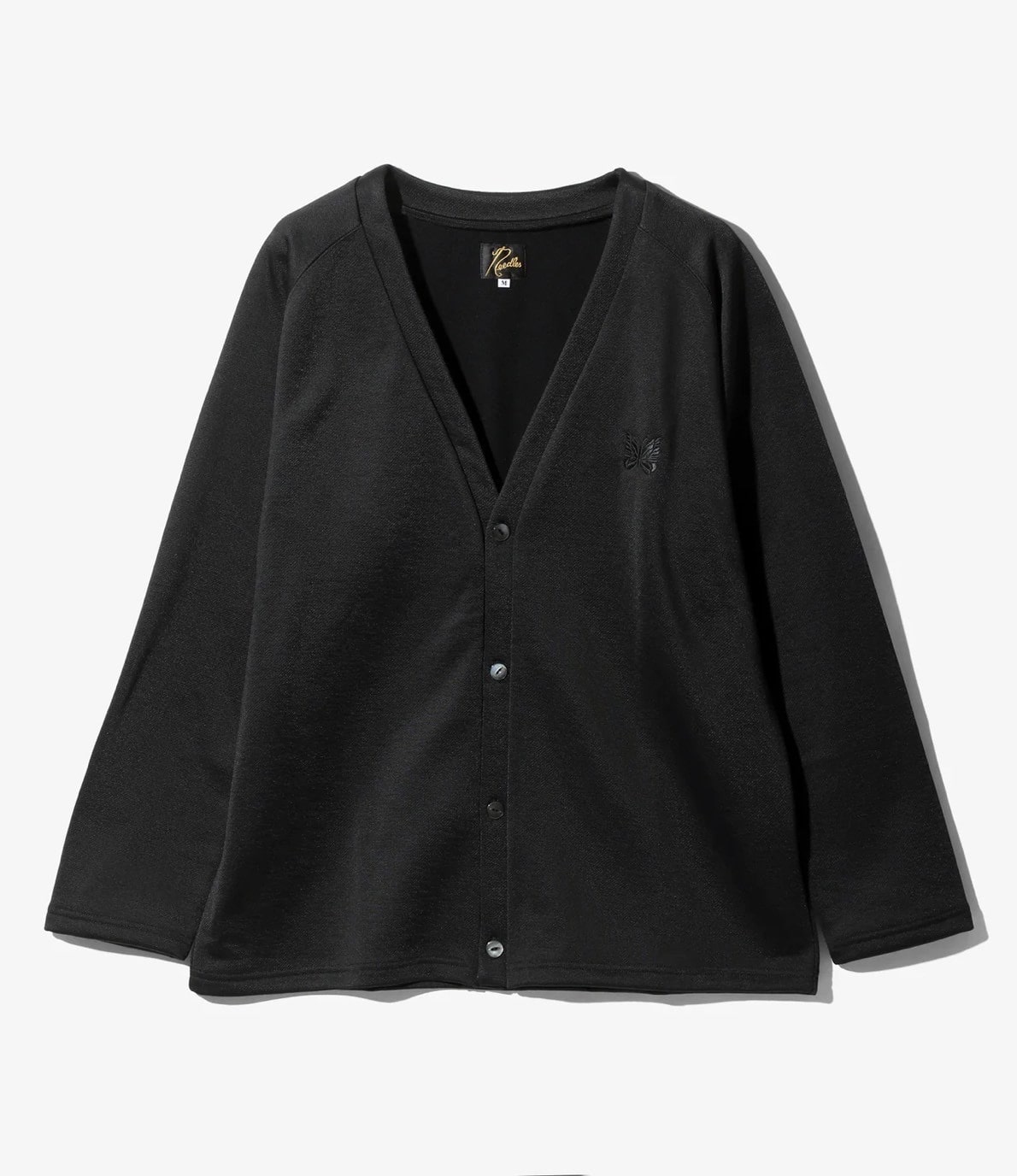 Needles/ニードルズ/V-Neck Cardigan - Bright Jersey 25SS BLACK M