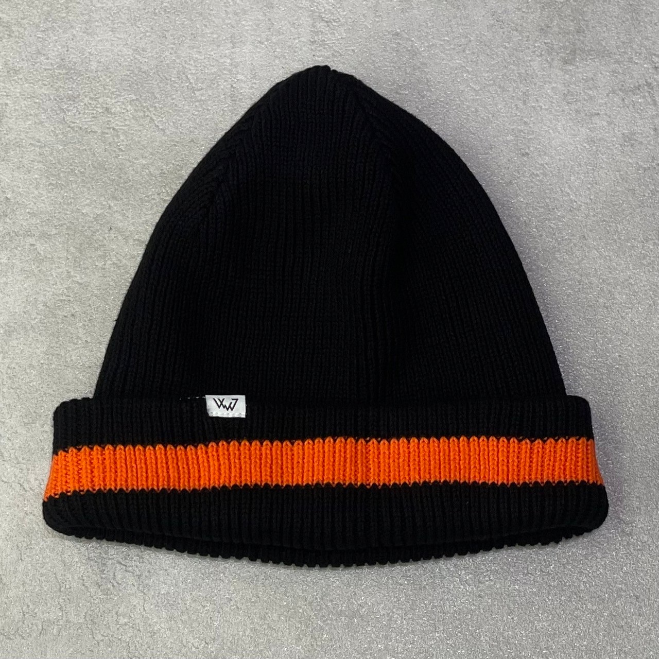 CMF OUTDOOR GARMENT/シーエムエフ アウトドアガーメント KNIT CAP BLACK×ORENGE F