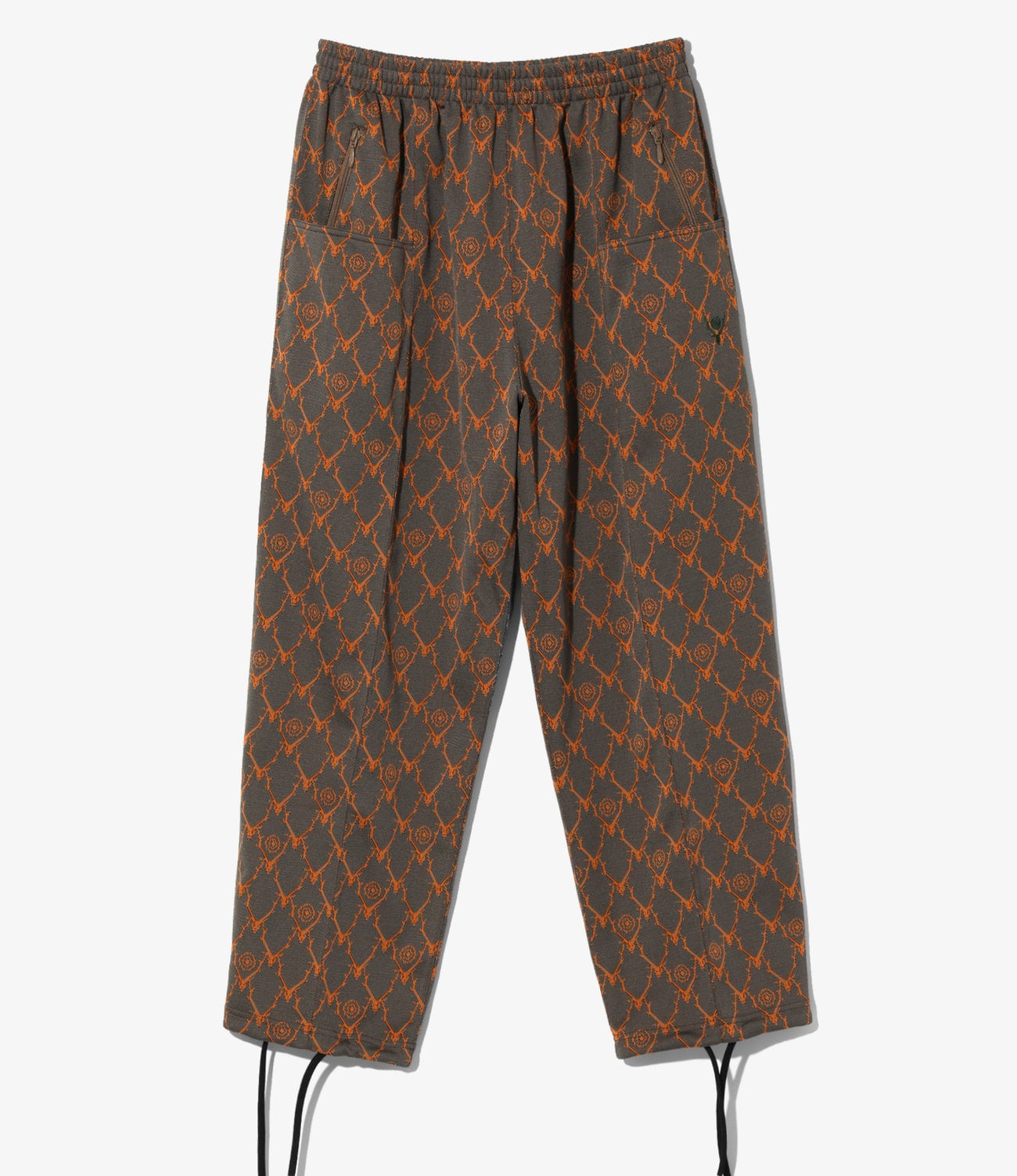 South2 West8/String C.S.Pant - Poly Jacquard / Skull&Target ORENGE M