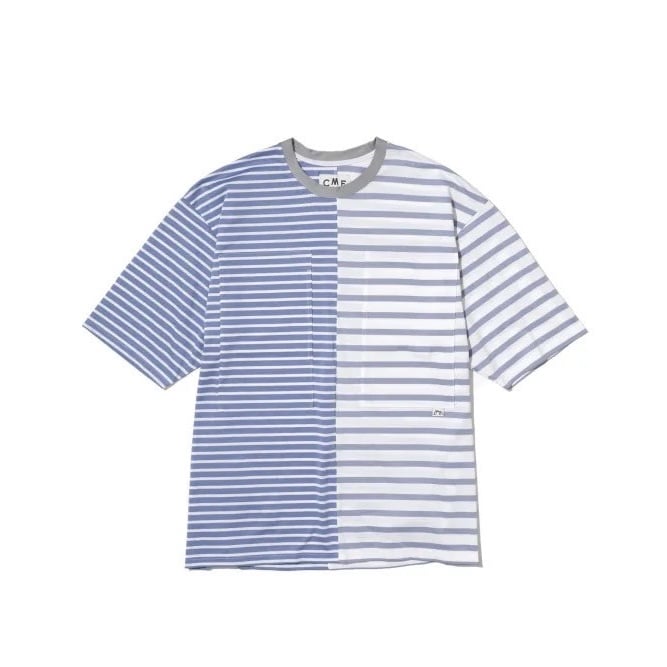CMF OUTDOOR GARMENT/シーエムエフアウトドアガーメント/BORDER TEE S/S BLUE M