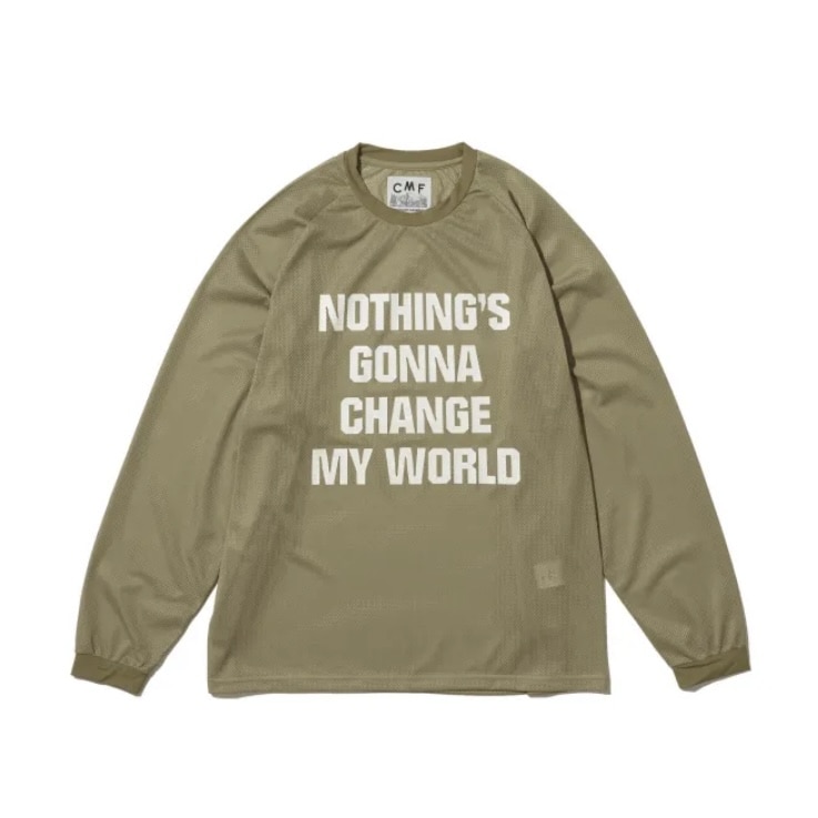 CMF OUTDOOR GARMENT/シーエムエフアウトドアガーメント/QUICK DRY MESH TEE L/S pt 25SS BEIGE M