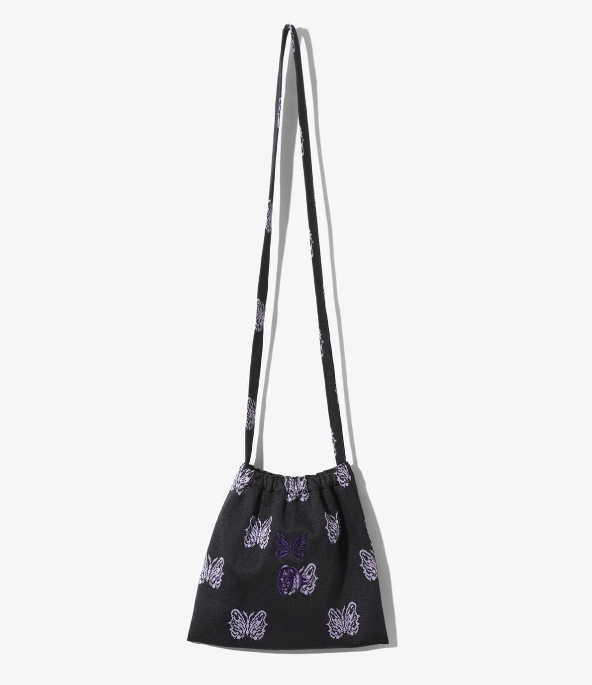 Needles×Kae Tanaka/ニードルズ×カエタナカ/Elastic Pochette - Poly Jacquard BLACK FREE