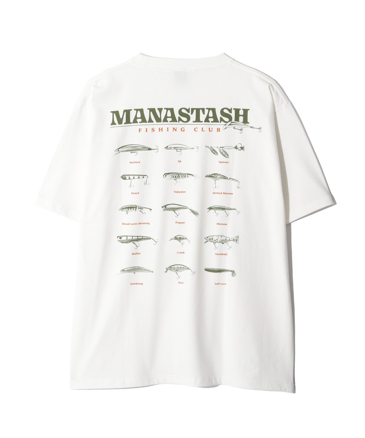  MANASTASH/マナスタッシュ　PUMICE TEE LURE/パミスTシャツルアー WHITE S