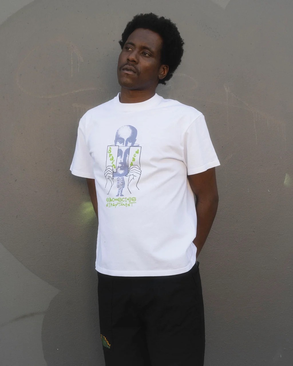 BRAIN DEAD/ブレインデッド/SUBCONSCIOUS T-SHIRT - WHITE WHITE M