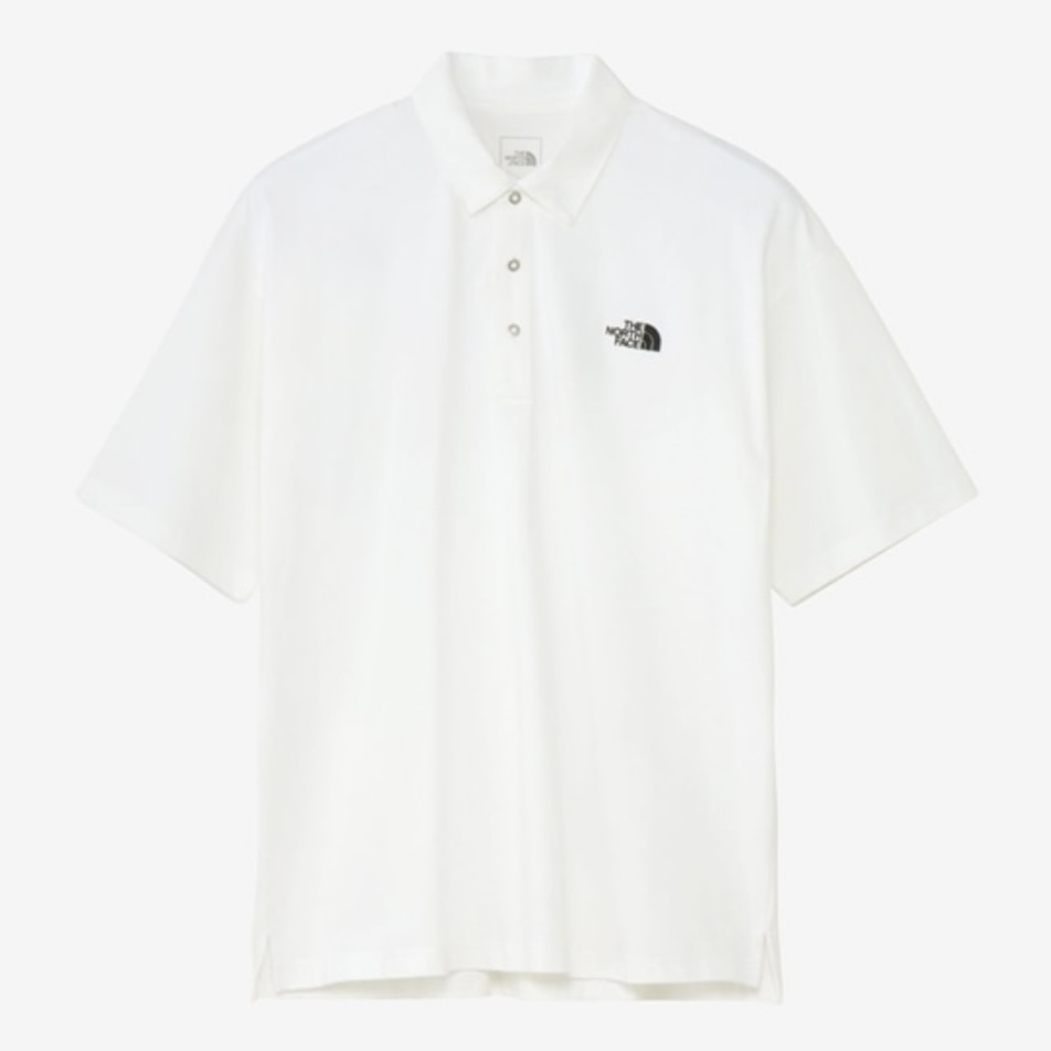 THE NORTH FACE/ザ・ノースフェイス/S/S FD Cotton Polo ショートスリーブフラッシュドライコットンポロ ポロシャツ WHITE M