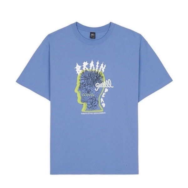 BRAIN DEAD/ブレインデッド/RINGING EAR T-SHIRT - BLUE BLUE M