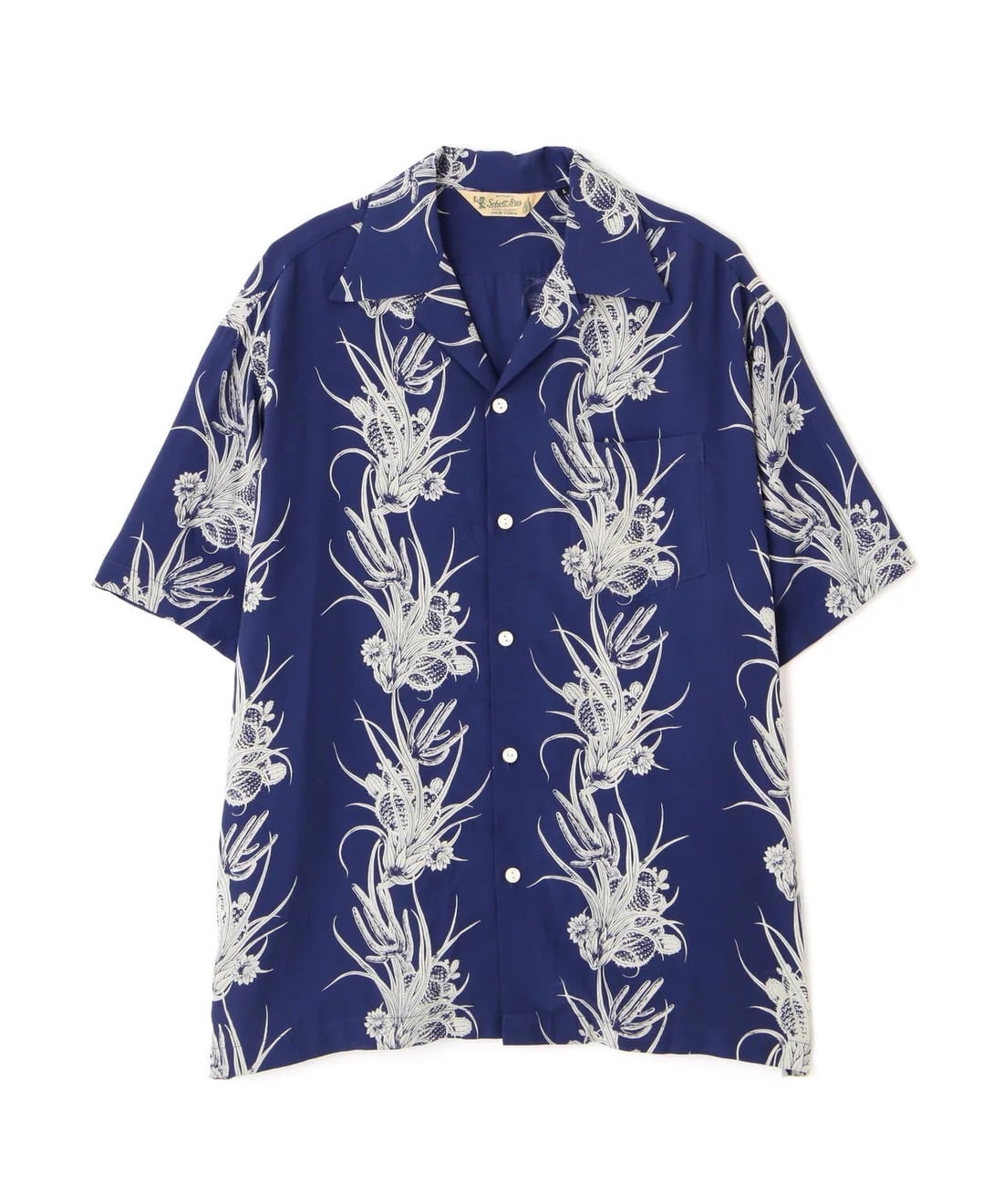 Schott/ショット/RAYON SHIRT CACTUS/レーヨンシャツ カクタス/シャツ NAVY M