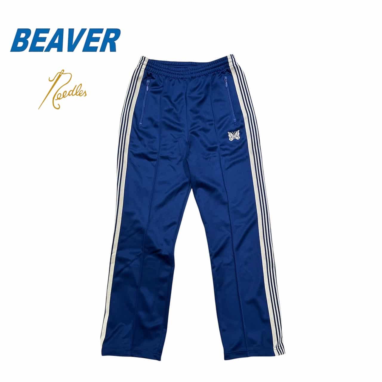 Needles/ニードルズ　BEAVER×Needles　別注Track Pants  Poly-Smooth ROYAL XS