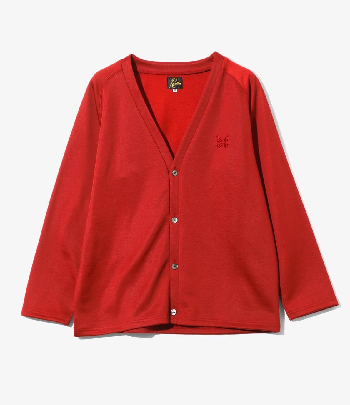 Needles/ニードルズ/V-Neck Cardigan - Bright Jersey 25AW(M RED