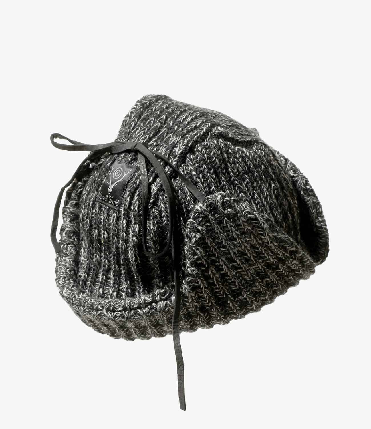 South2West8/サウスツーウエストエイト　Bomber Cap - W/A Knit BLACK FREE