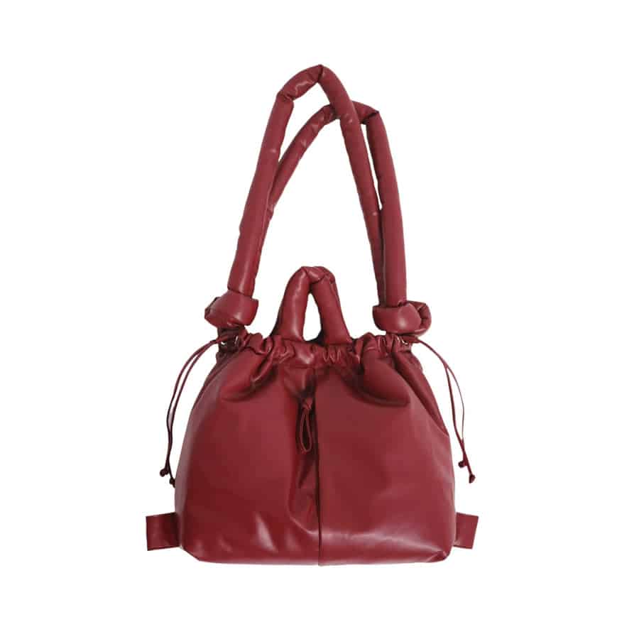 OLEND/オレンド/Ona Vegan Leather Bag オナヴィーガンレザーバッグ Cherry Red 19L