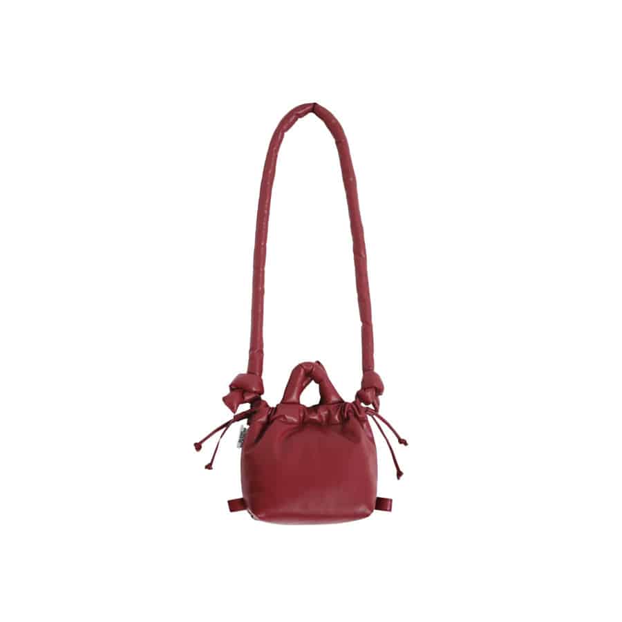 OLEND/オレンド/Micro Ona Vegan Leather Bag Cherry Red